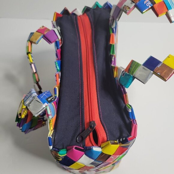 One of a kind Candy Wrapper Statement Bag O/S - Picture 4 of 16